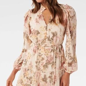 1. State Floral Long Sleeve Maxi Dress